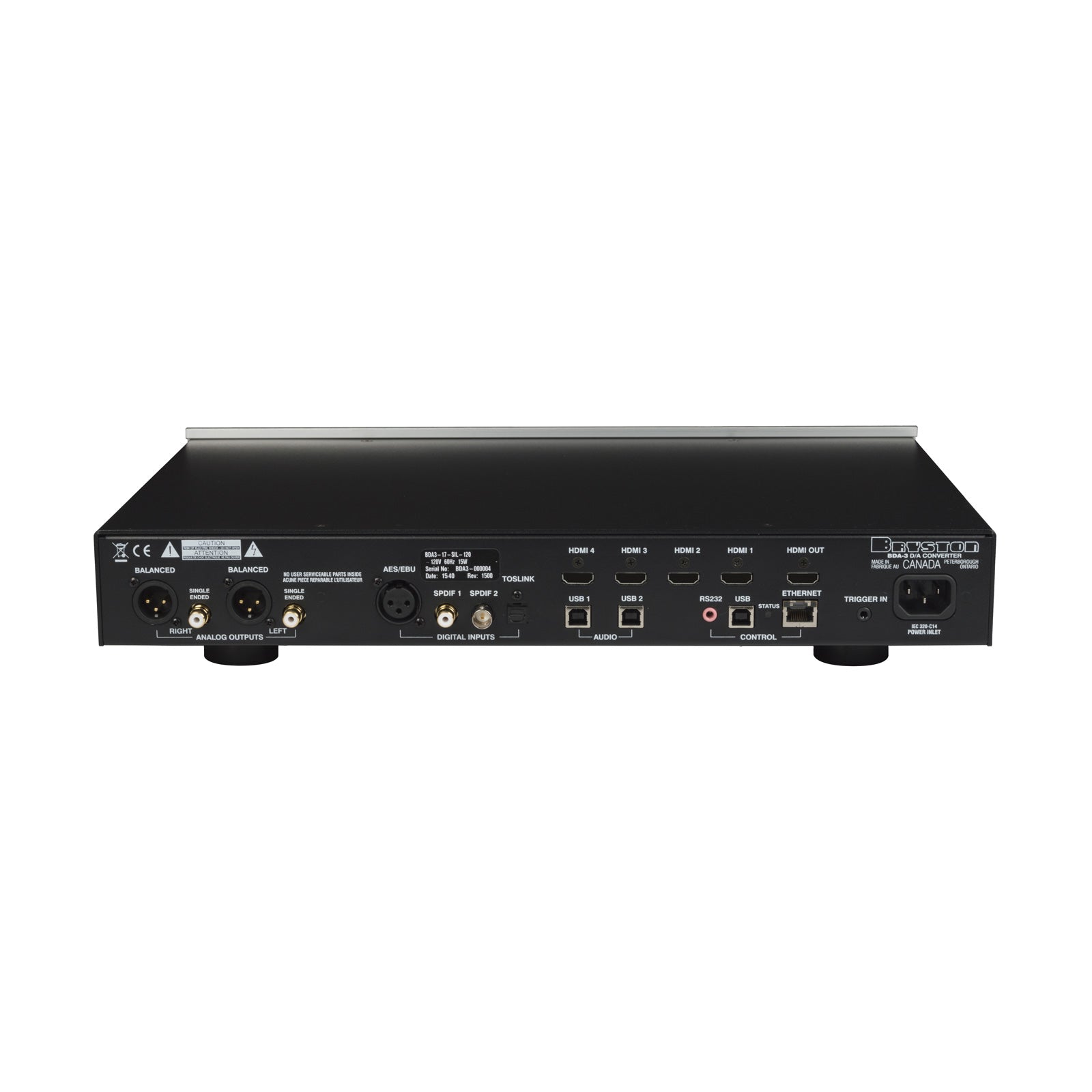 Bryston BDA-3 Digital to Analog Converter - Thumbnail 5