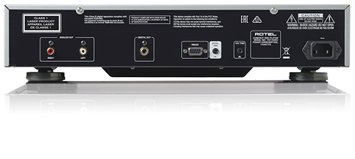 Rotel CD14 MKII CD Player rear view