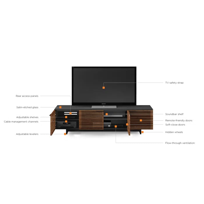 BDI Corridor TV Stand for TVs up to 85"