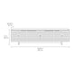 BDI Corridor TV Stand for TVs up to 85"