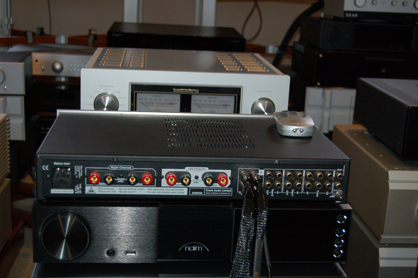 Creek 5350SE integrated amplifier-rear view