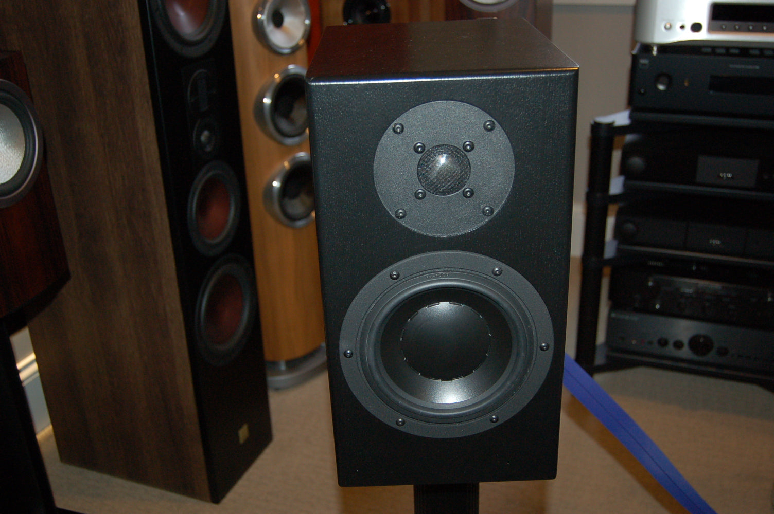 Totem Signature One 2-Way Bookshelf Speakers-close-up front1