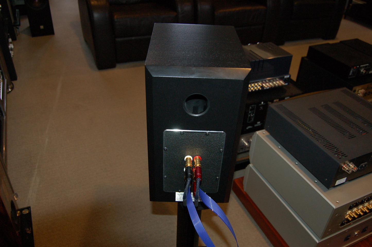 Totem Signature One 2-Way Bookshelf Speakers- rear view2