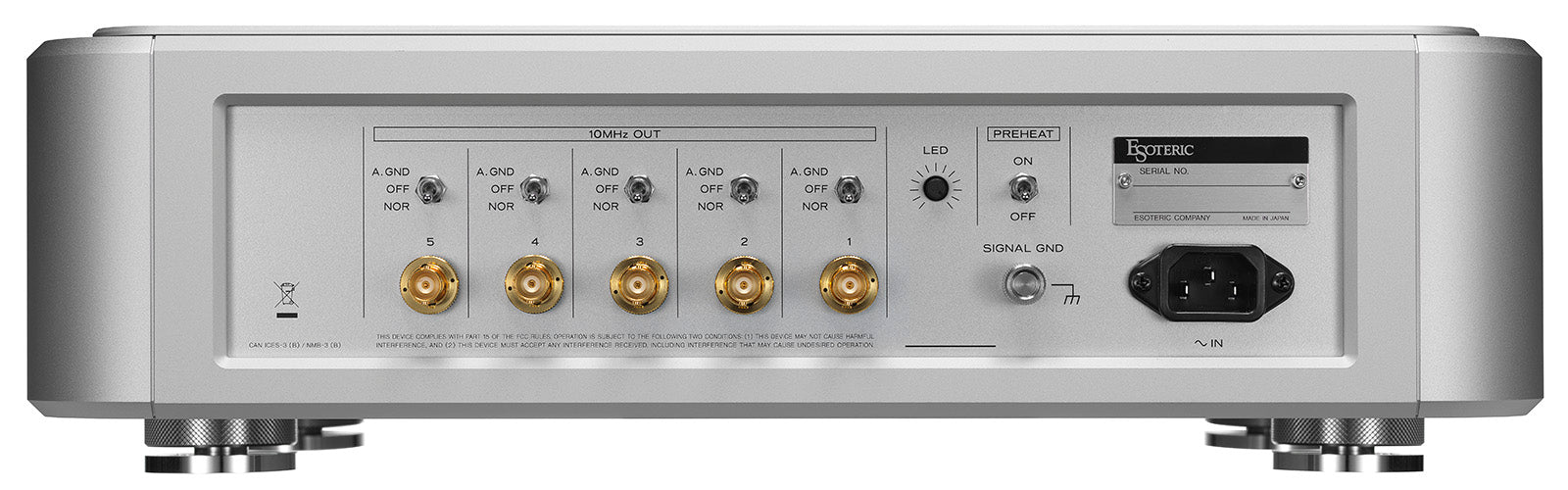 Esoteric Grandioso G1X master clock generator