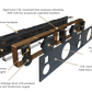 Steinway Lyngdorf Model S Soundbar exploded view