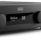 Hegel H150 Streaming Amplifier angled front view-black