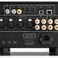 The amplifier boasts a large array of analog and digital connections to accommodate various audio sources. There are two pairs of True Balanced XLR inputs and two pairs of RCA inputs. On the digital front, it features a LAN network port, an USB 32/384 input (supporting DSD256/DoP), three optical inputs, a coaxial input, and a BNC true 75-ohm input.