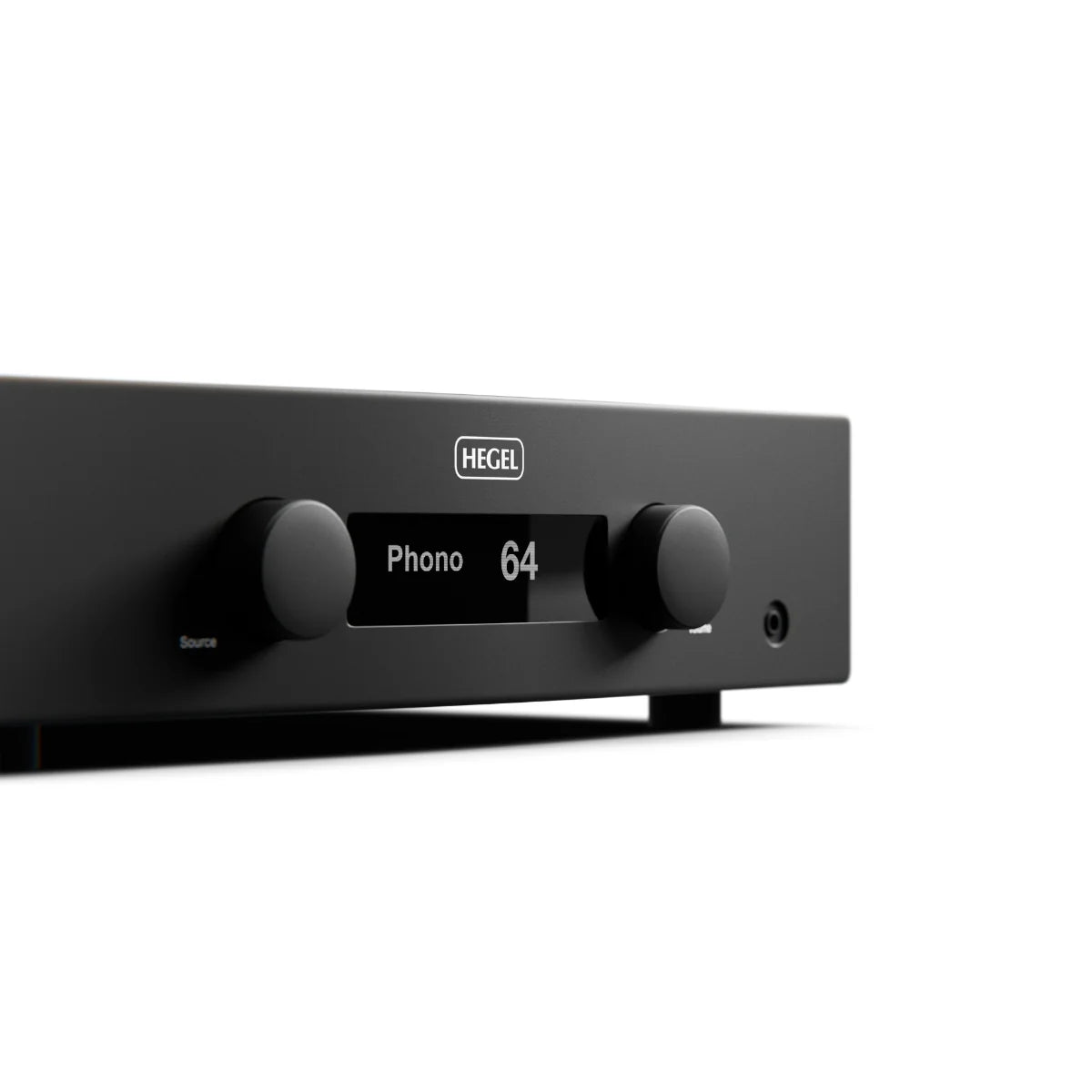 Hegel A200 Integrated Amplifier  Angled front view