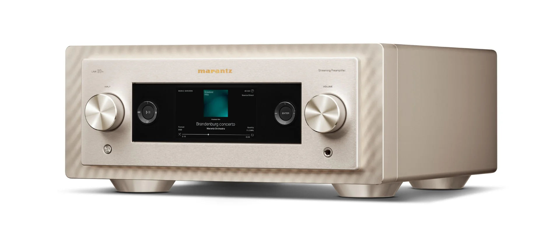 Marantz welcomes a new product category to the highest echelon of the brand. LINK 10n is a&nbsp;reference-class network audio player engineered using the same technology and artisanship that&nbsp;establish MODEL 10 and SACD 10 as class leaders.