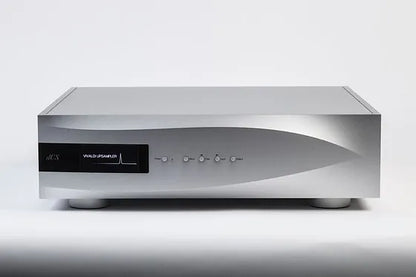 An array of independently selectable digital inputs (RJ45, USB, AES, S/PDIF, SDIF-2, TOSLINK) completes the versatility of this powerful machine and elevates the performance of Red Book CD from CD players or high resolution audio from digital streamers to a previously unsurpassed level.