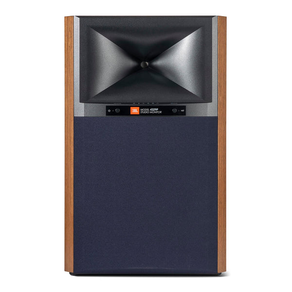 JBL 4329P Studio Monitor Powered Loudspeaker System
Front pic in walnut