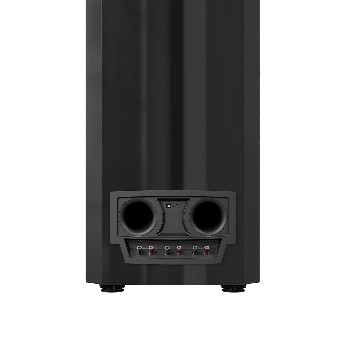 JBL Summit K2 3-Way 15 Inch Reference Floorstanding Speaker Black High Gloss- rear port view