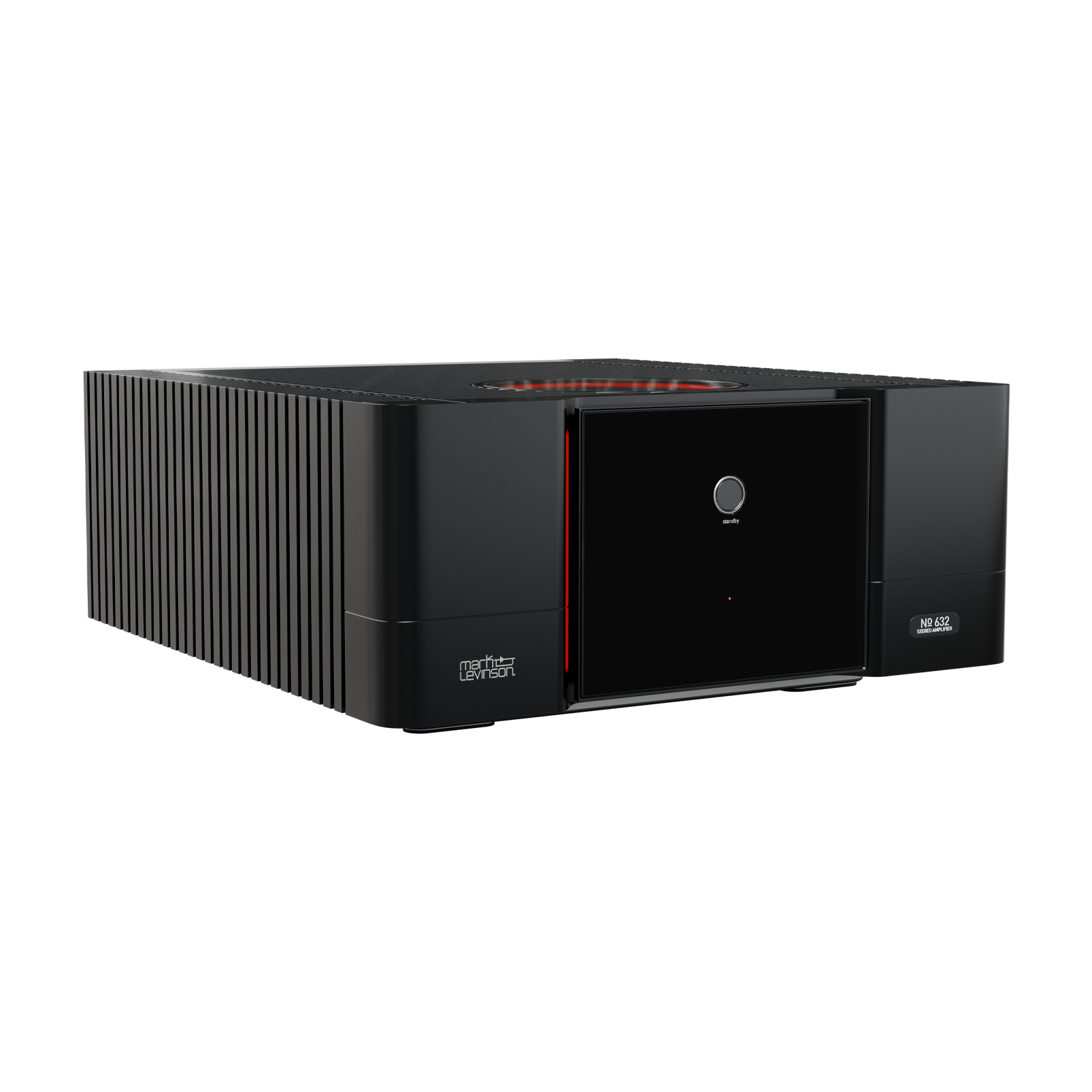 Mark Levinson No 626 stereo amplifier angled front view