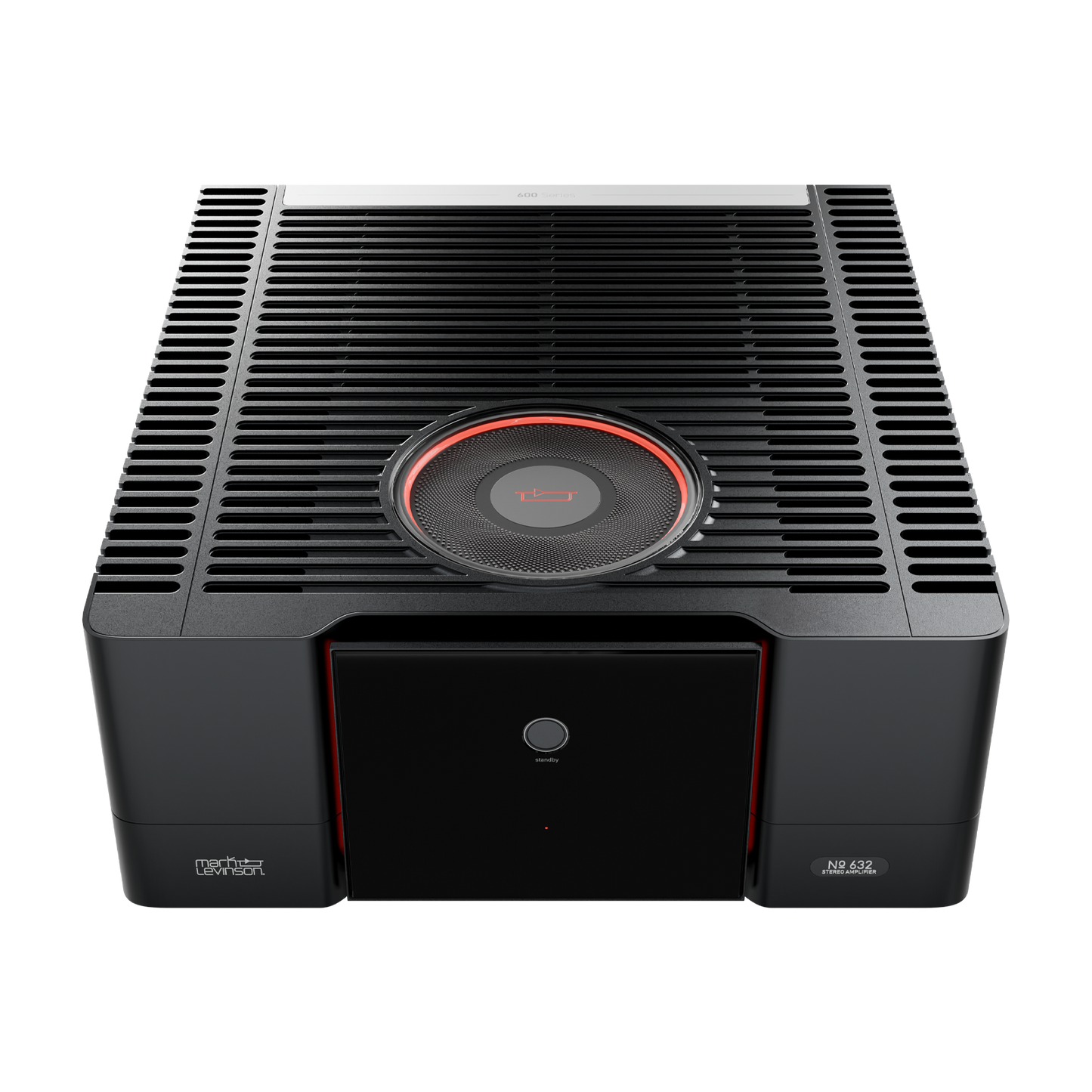 Mark Levinson No 626 stereo amplifier angled top view