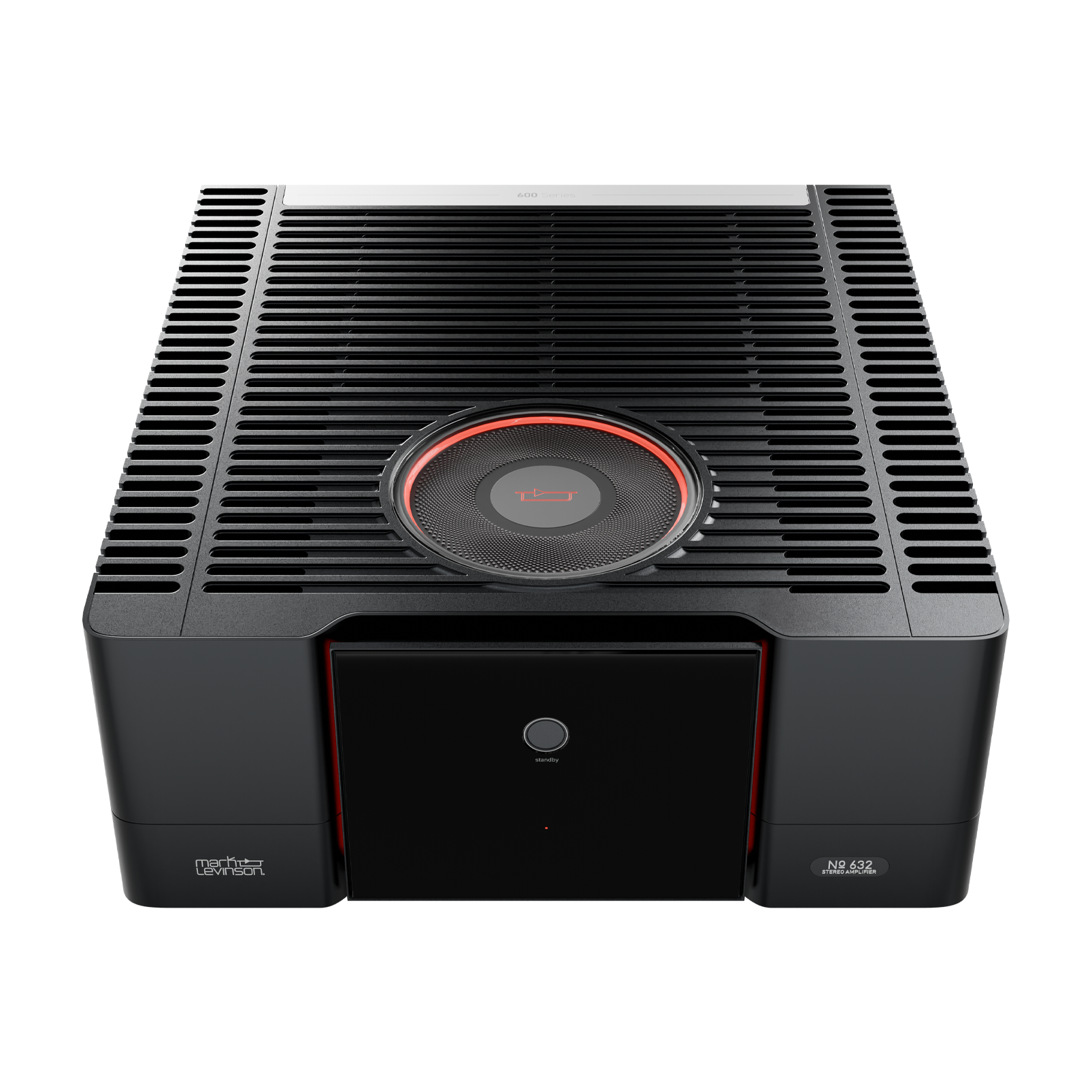 Mark Levinson No 626 stereo amplifier angled top view