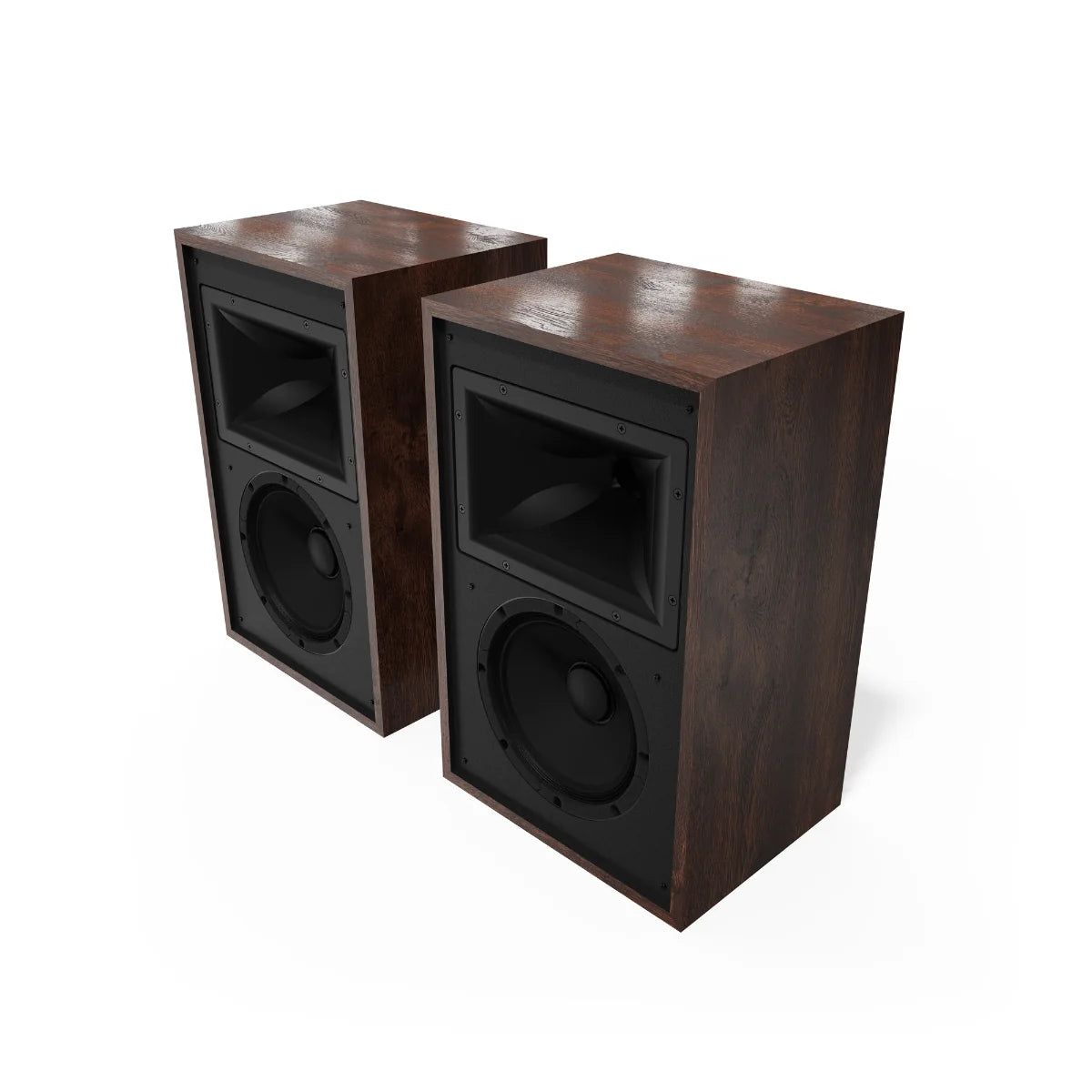Klipsch Rebellion Premium Bookshelf Speaker-Tigerwood without grilles