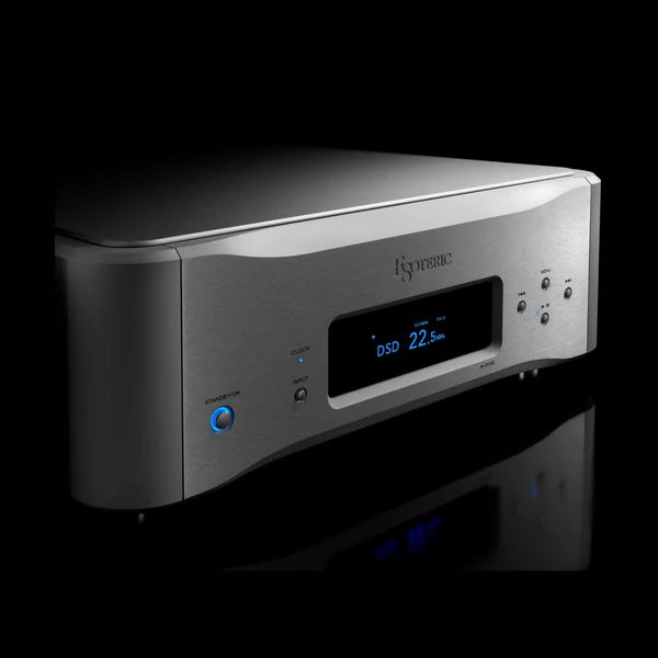Esoteric N-01XE Network DAC angled front view