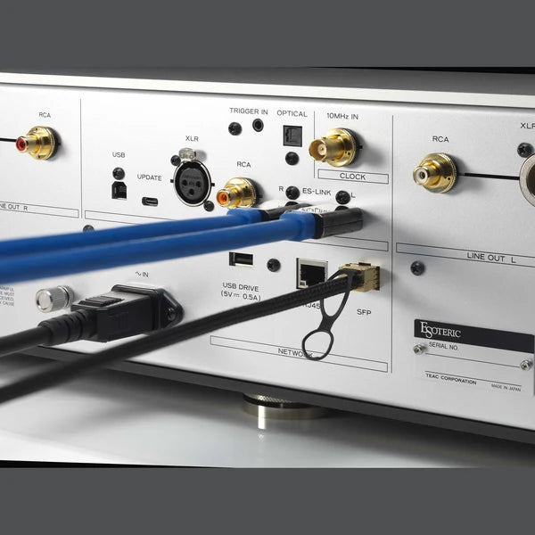 Esoteric N-01XE Network DAC rear connections