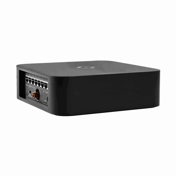 Silent Angel Bonn N8C 8-Port Network Switch black angled view