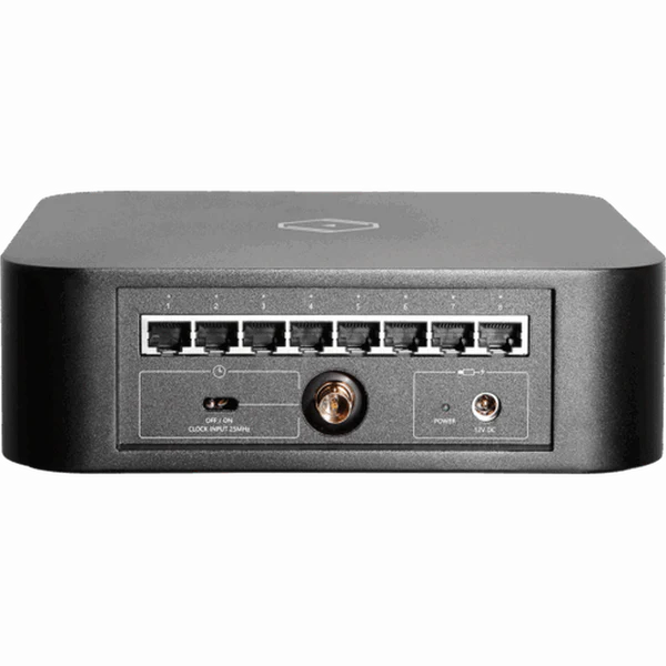 Silent Angel Bonn N8C 8-Port Network Switch black rear view