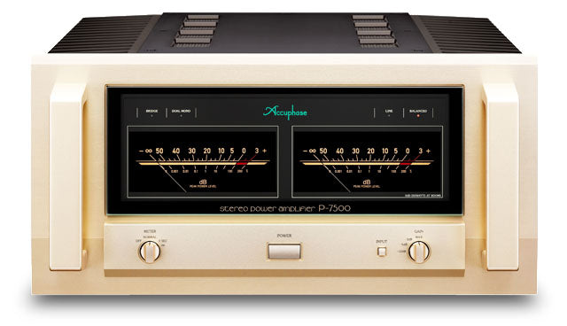 Accuphase P-7500 Class AB Stereo Power Amplifier front view