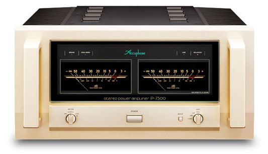 Accuphase P-7500 Class AB Stereo Power Amplifier front view