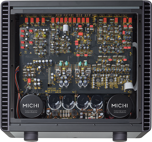 Rotel Michi P5 Series 2 Stereo Preamplifier internal view