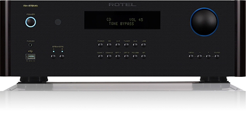 Rotel Amplifier RA-1572 Integrated front view-black