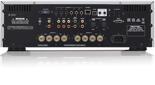 Rotel Amplifier RA-1592 Integrated rear view