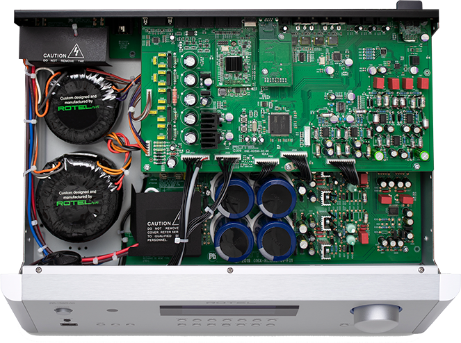 Rotel RC-1590MKII Stereo Preamplifier internal view