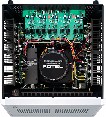 Rotel RMB-1585MKII Multi-Channel Power Amplifier internal view