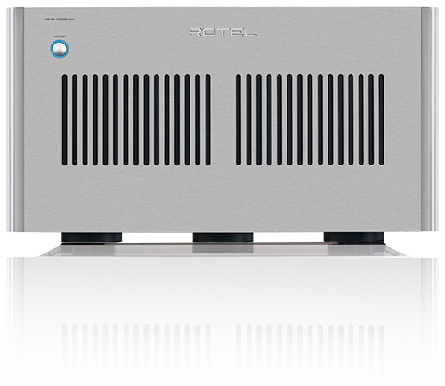 Rotel RMB-1585MKII Multi-Channel Power Amplifier front view-silver