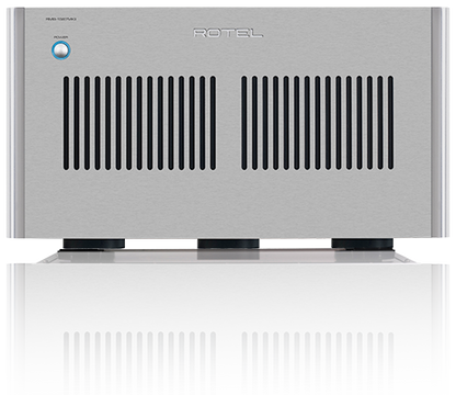 Rotel RMB-1587MKII Multi-Channel Power Amplifier front view-Silver