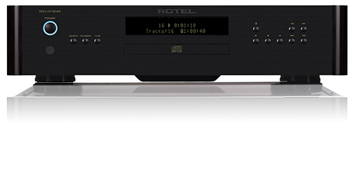 Rotel RCD-1572MKII CD Player front view-black