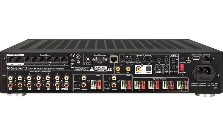 Russound MCA-66 6 Zone, 6 Source Controller Amplifier – Audio