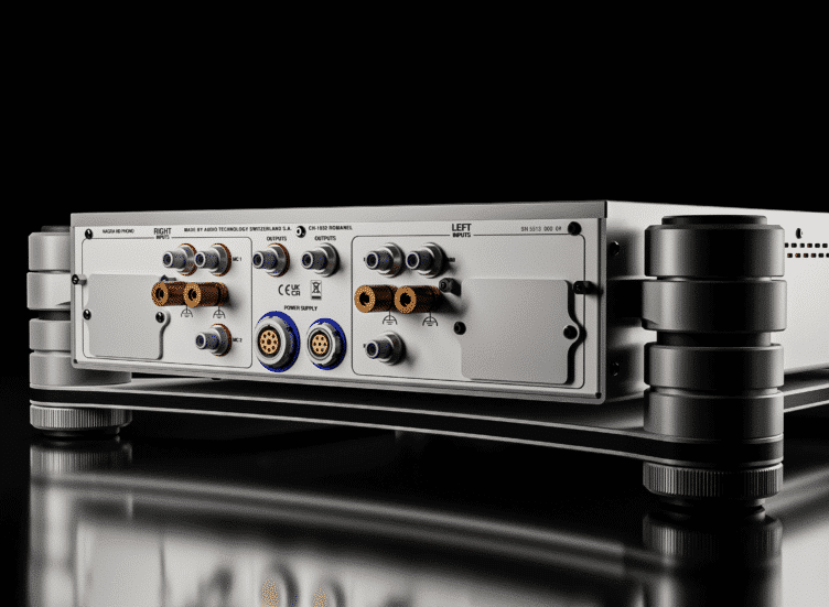 Nagra HD Phono preamplifier rear view