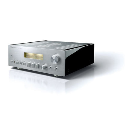 Yamaha A-S2200 Natural Sound Integrated Amplifier silver side view