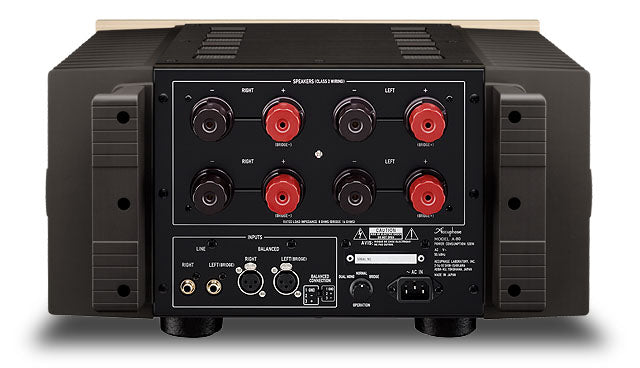Accuphase A-80 Class A Stereo Power Amplifier rear view