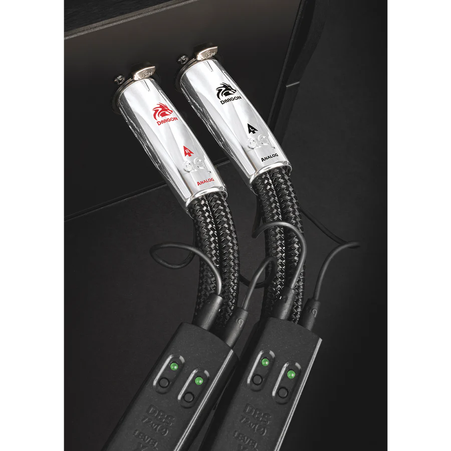 Audioquest Dragon XLR interconnects with DBS hooked up