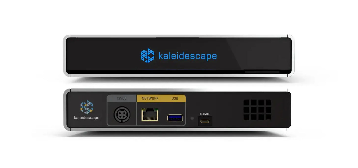 Kaleidescape - Terra Prime 8TB Movie Server Front and rear view