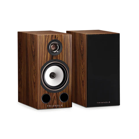 Triangle 40th Anniversary Comète Bookshelf Speakers pic of speaker front view