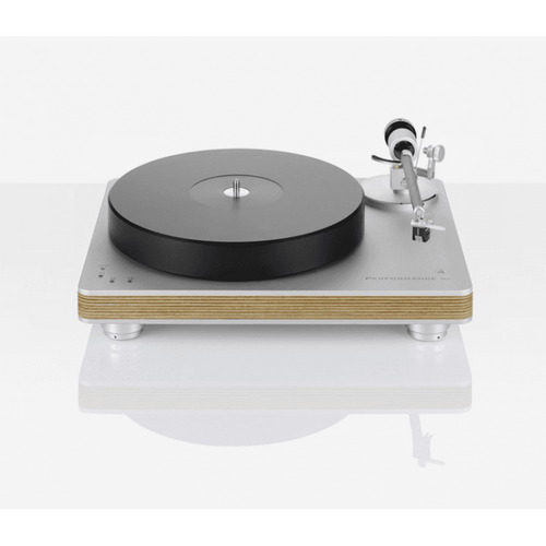 Clearaudio Performance DC Wood Turntable silver plinth