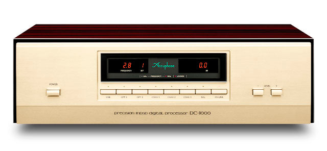 Accuphase DC-1000 Precision MDSD Digital Processor front view