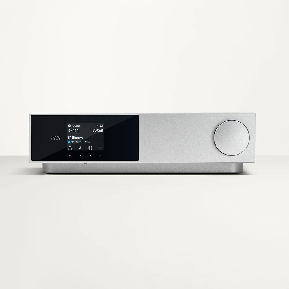 dCS Lina Network DAC X silver front view