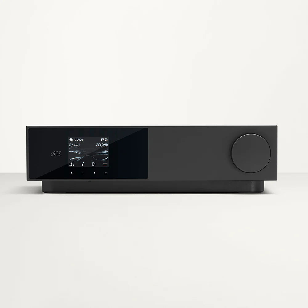 dCS Lina Network DAC X black front view