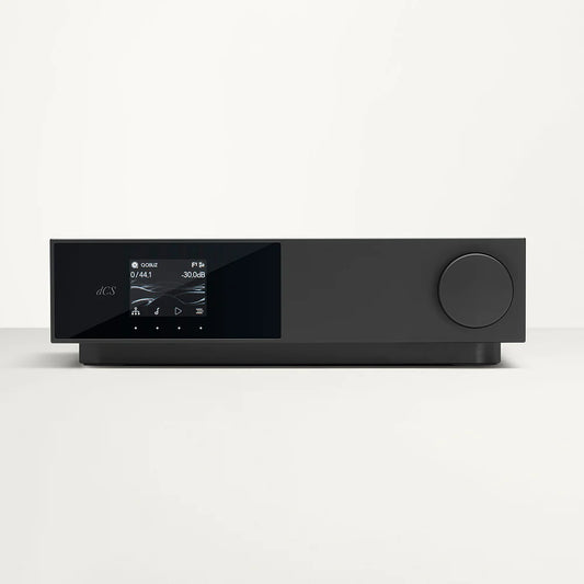 dCS Lina Network DAC X black front view