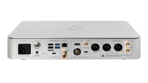Silent Angel Munich MU V2 High Performance Music Streamer silver rear view