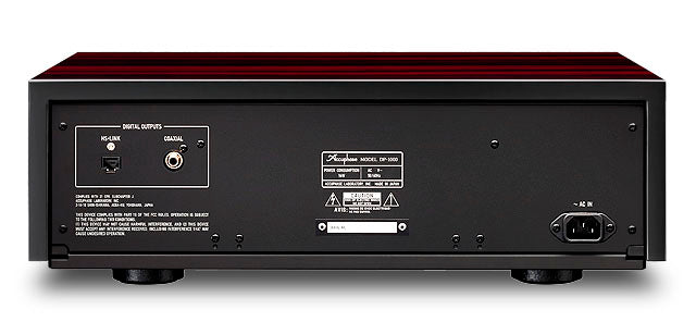 Accuphase DP-1000 Precision SACD CD Transport rear view