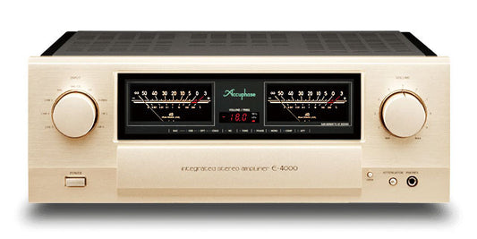 Accuphase E-4000 Class AB Integrated Stereo Amplifier front view