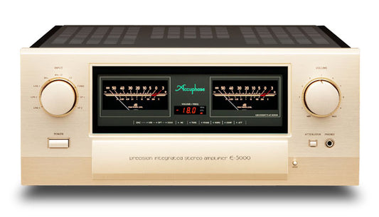 Accuphase E-5000 Class AB Precision Integrated Stereo Amplifier front view